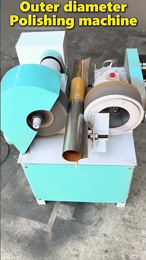 ⚡ Round Tube Polishing Machine in Action
