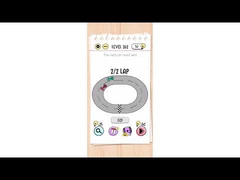 "The red car must win" Brain Test Level 262 Quick Guide