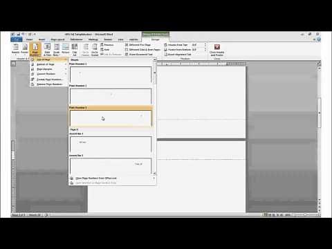 How to Build an APA Formatted Template in Microsoft Word
