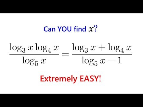 Most Students Get This Log Equation Wrong — Can You Solve It?