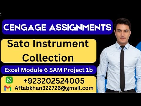 Sato Instrument Collection Excel Module 6 SAM Project 1b