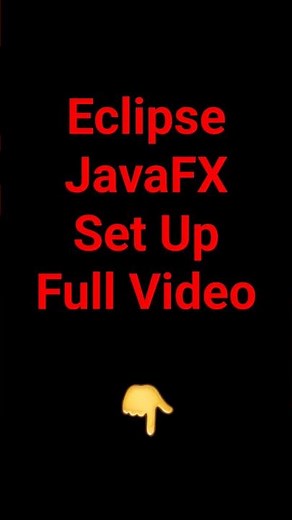 Eclipse JavaFX Set Up #javafx #java
