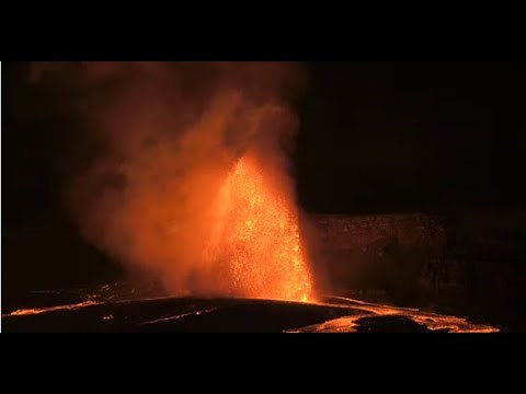 [V2cam] Kīlauea volcano, Hawaii (east Halemaʻumaʻu crater)
