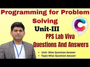C Programming Viva Questions | PPS viva Questions and Answers | Programming for Problem Solving