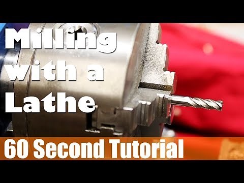 60s Tutorial - How To Do Simple Milling On A Mini Metal Lathe