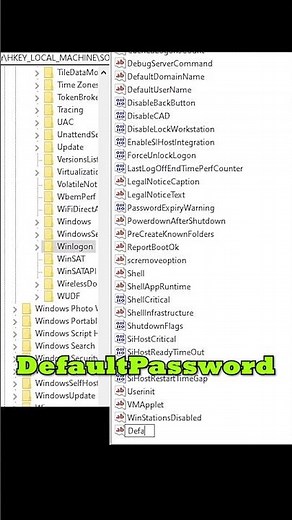 Automated Login Made Easy: Edit Regedit for Windows Auto Login // Windows #shorts