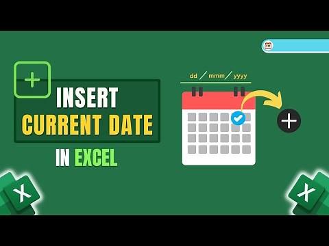 How to Insert Current Date in Excel