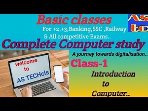 INTRODUCTION TO COMPUTER.(CLASS -1)