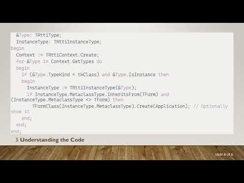 How to Create an Instance of Every Form in Your Delphi Project