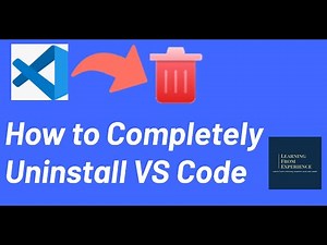 How to Uninstall VSCode Completely in Windows
