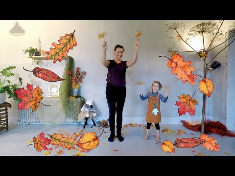 Extra herfst video | Peuterdans & kleuterdans voor thuis | De wind waait!
