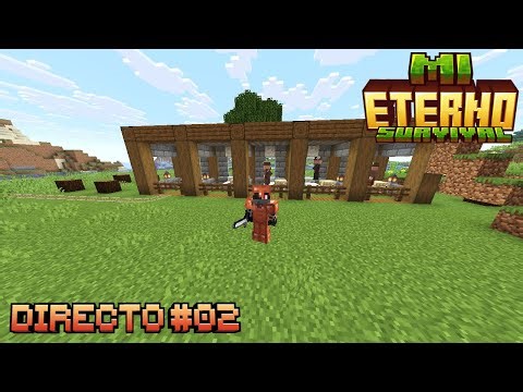 Granja de HIERRO y ZONA de ALDEANOS en Mi ETERNO Survival - DIRECTO 2