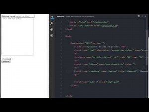 HTML : les formulaires