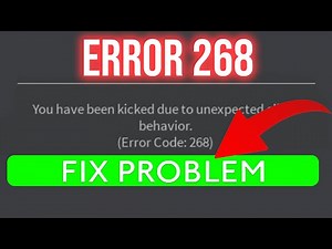 How to FIX error code 268 in Roblox