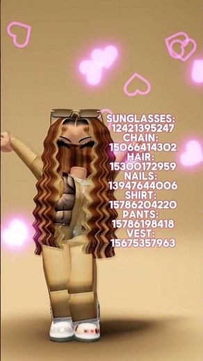 Roblox cute outfit codes