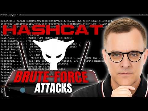 Advanced Bruteforce WiFi WPA2 cracking with GPU and Hashcat