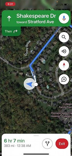 How to adjust the compass in Google Maps.