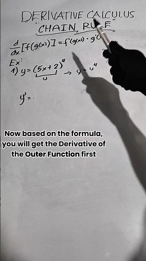 Chain Rule Example (Exponential Function)| Derivative Calculus #shorts