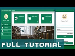 C# Full Tutorial - Library Management System with Source Code