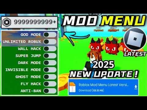 Roblox Mod Menu APK 2024 - Unlimited Robux, God Mode, & Free Download for Android, iOS, PC
