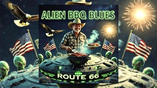 Get abducted by the beat! 🚀👽 Dive into 'Alien BBQ Blues'—a hilarious country western jam where a redneck farmer flips an alien probe fest into a star-smokin' BBQ blowout. With twangy guitars, yee-haw punchlines, and lyrics like