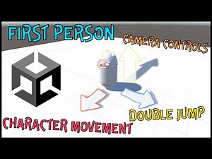 Creating a FIRST PERSON CONTROLLER in UNITY 2021 (CAMERA and CHARACTER controllers)