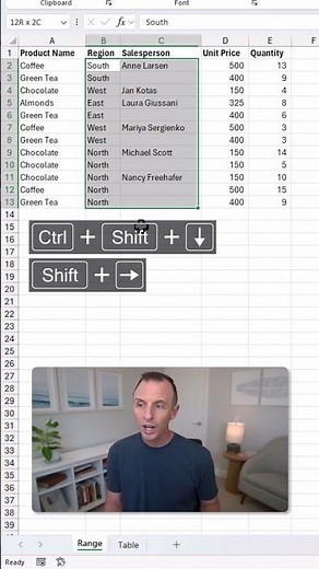 How to Select Entire Columns with Blank Cells in Excel