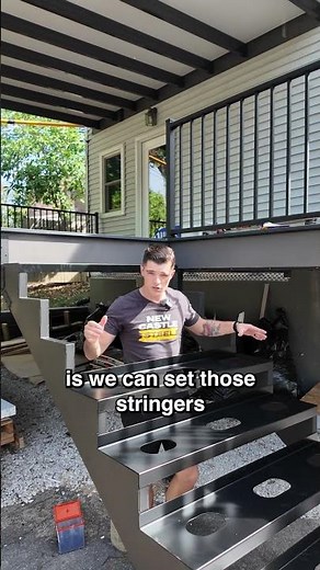 Fast Stair Building with Steel Stringers