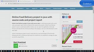 Online Food Ordering System In Java Using JSP With Source Code – Codebun