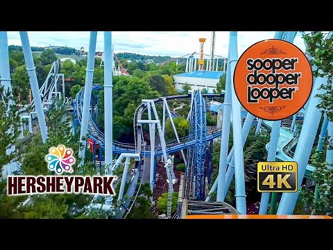 2021 SooperDooperLooper On Ride Front Seat 4K POV Hersheypark