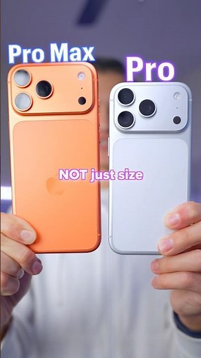 iPhone 17 Pro vs Pro Max🤔#iPhone