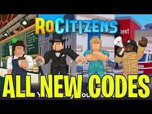 NEW RoCitizens Codes | Roblox RoCitizens Codes (May 2025)