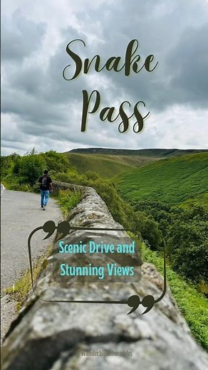 Driving Through Snake Pass: Peak District's Iconic Route