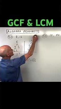 How to Find the GCF and LCM of 2 Numbers (Greatest Common Factor and Least Common Multiple)