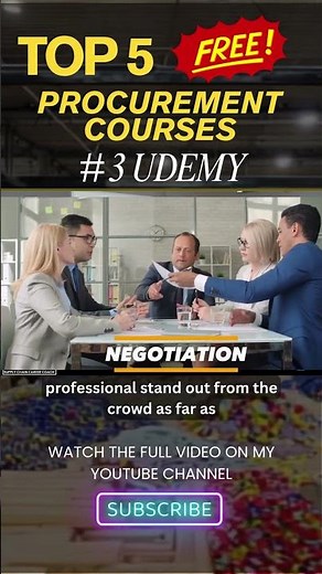 Master Negotiation Skills! 🚀 Free Udemy Strategic Procurement Course #3 Revealed
