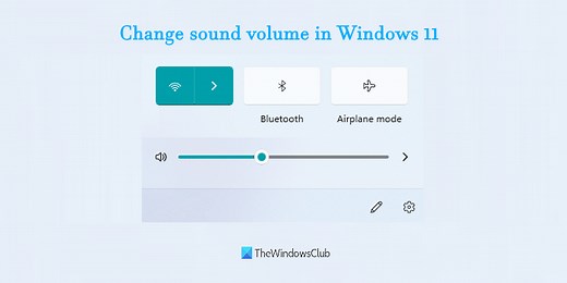 How to change sound volume in Windows 11