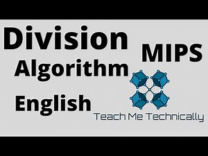 8- Division Algorithm in MIPS Architecture | MIPS Computer Architecture and Organization Lectures