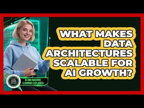 What Makes Data Architectures Scalable For AI Growth? - AI and Machine Learning Explained