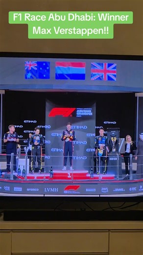 F1 Race Abu Dabi 2025 Dec.7: Winner Max Verstappen#fyp#netherlands#maxverstappen#f1#goviral