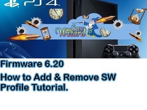 PS4 Save Wizard Tutorial - How to Add and Remove Profile..