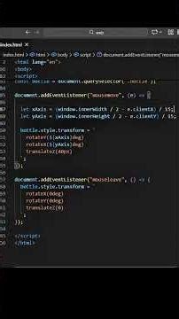 This JavaScript 3D Effect Looks INSANE 😱 | Day 22/100 JS Mini Project