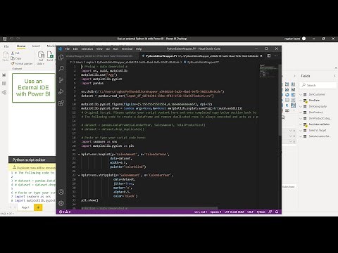 Use an external Python Id with Power BI