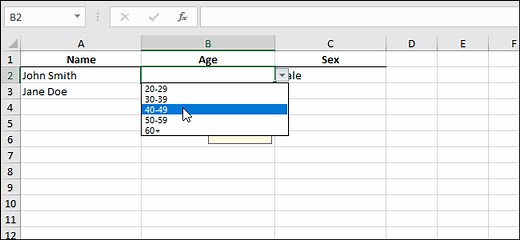 How to Add a Drop-Down List to a Cell in Excel
