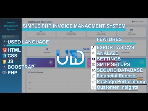 Simple PHP Invoice Management System