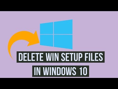 How to delete Win Setup files in Windows 10