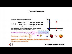 The Perceptron Algorithm ( incl. Example ) - Pattern Recognition