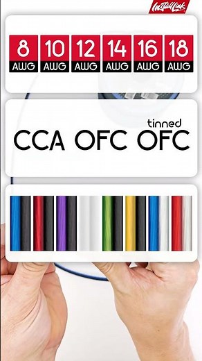 16 Gauge Speaker Wire CCA by Install Link, Blue/Black 100ft