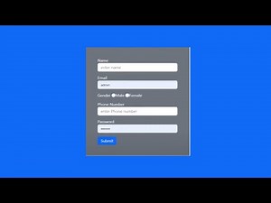 How To Connect HTML Form with MySQL Database using PHP