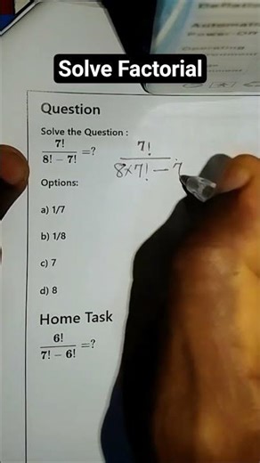 Easy Factorial Hack #highschoolmath #basicproblems #maths #mathshorts