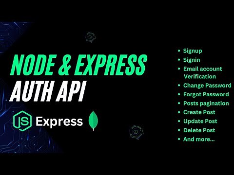 Build a Complete API with Node.js, Express & MongoDB | Guide for Beginners 2024 | Auth, JWT, CRUD